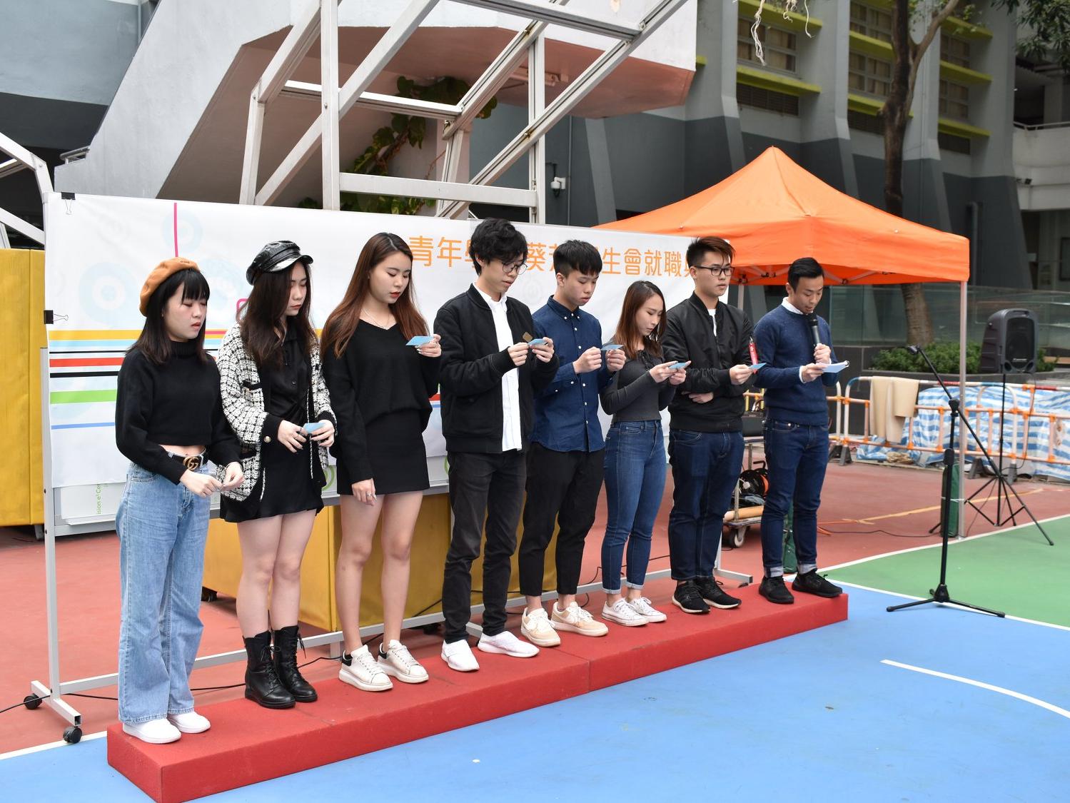 Business students participated in Student Union Inauguration Ceremony.
